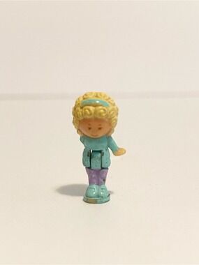 Vintage Polly Pocket Teeter Totter Pals Dress Figure Bluebird 1993 NO ARM READ